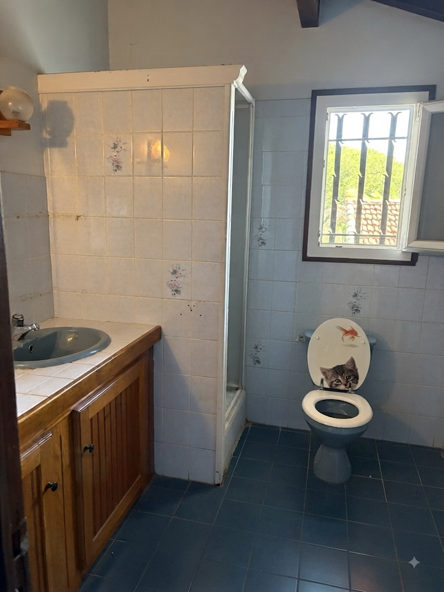 Avant : Rénovation complète d'une salle d'eau